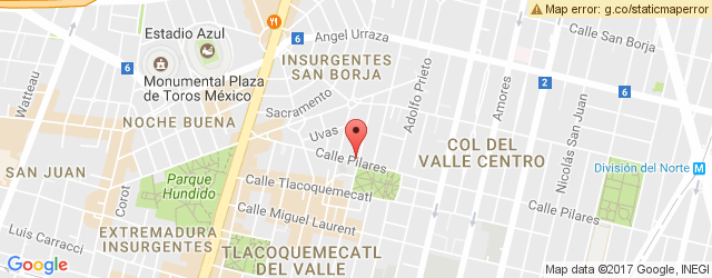 Mapa de ubicación de LA VACA CUADRADA