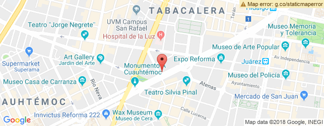 Mapa de ubicación de EL DIEZ, REFORMA