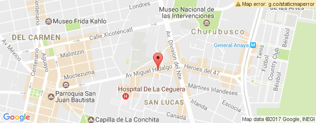 Mapa de ubicación de EL CAPRICHO GRILL