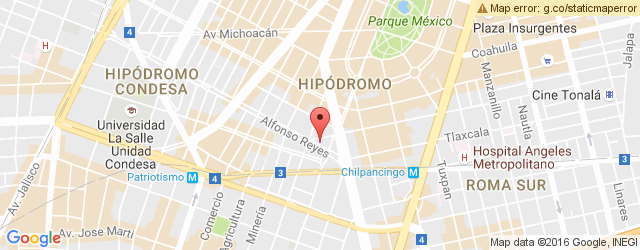 Mapa de ubicación de CHIQUITITO CAFÉ, CONDESA