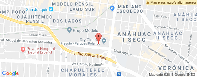 Mapa de ubicación de CASSAVA ROOTS, PARQUES POLANCO
