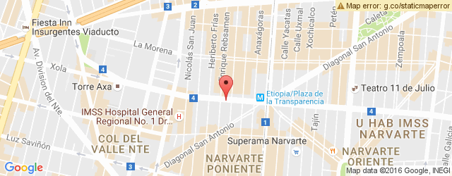 Mapa de ubicación de BOCADITO COFFEE & KITCHEN