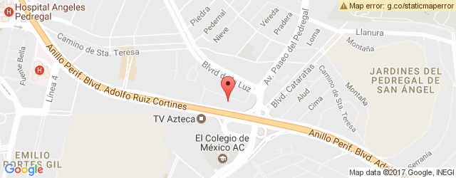 Mapa de ubicación de LAS ALITAS, PEDREGAL