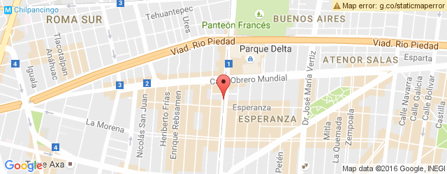 Mapa de ubicación de POLLOS RÍO 10, CUAUHTÉMOC