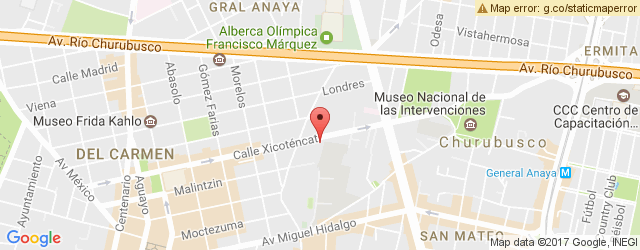 Mapa de ubicación de LA SANTA GULA