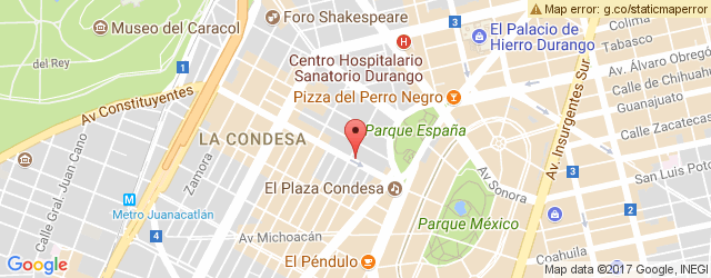 Mapa de ubicación de EL PESCADITO, CONDESA