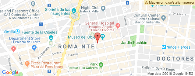 Mapa de ubicación de PANADERÍA ROSETTA, ROMA