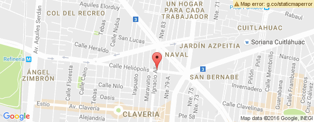 Mapa de ubicación de LAS CAZUELAS DE LULU
