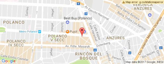 Mapa de ubicación de CAPRICCIOSAS, POLANCO