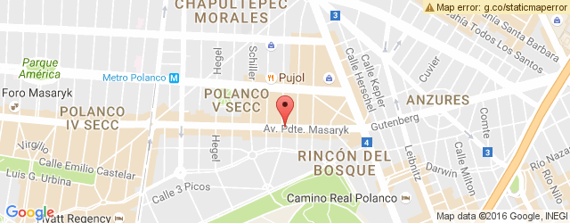 Mapa de ubicación de CAFÉ GARAT, POLANCO
