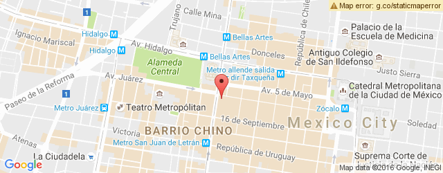 Mapa de ubicación de LA TERRAZA DEL MUSEO