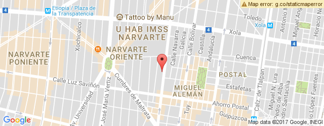 Mapa de ubicación de CAFÉ GRAN PREMIO, NARVARTE