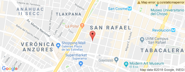 Mapa de ubicación de CAFÉ EMIR, SAN RAFAEL