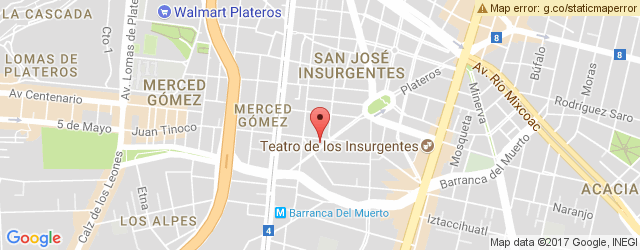 Mapa de ubicación de CAFÉ EMIR, SAN JOSÉ