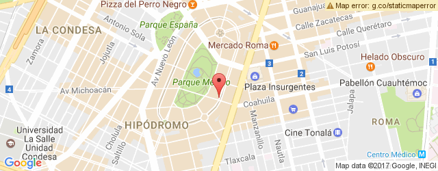 Mapa de ubicación de FRUTOS PROHIBIDOS Y OTROS PLACERES, CONDESA