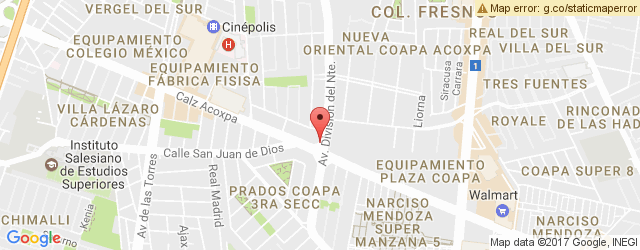 Mapa de ubicación de CAFÉ LA SELVA