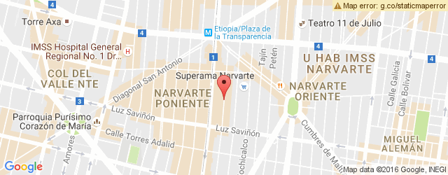Mapa de ubicación de ROMULO'S QUE MARISCOS