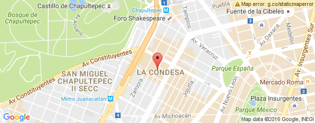 Mapa de ubicación de PUERTO CONDESA