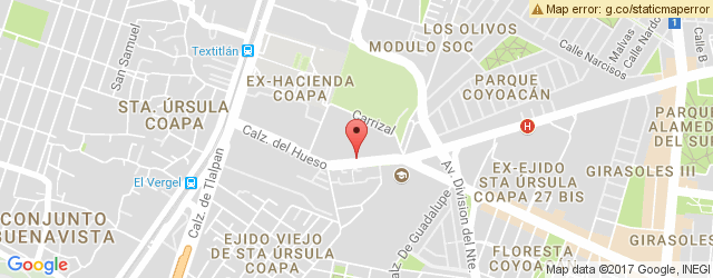 Mapa de ubicación de BODEGA CULTURAL CERVECERA, COAPA