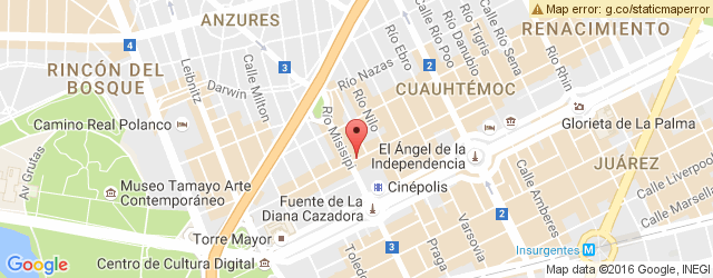 Mapa de ubicación de LA TERRAZA CASA INN