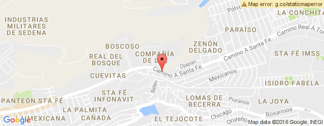 Mapa de ubicación de OLIVO RESTAURATE, SANTA FE