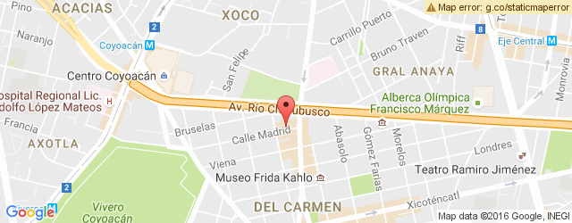 Mapa de ubicación de EL VICIO