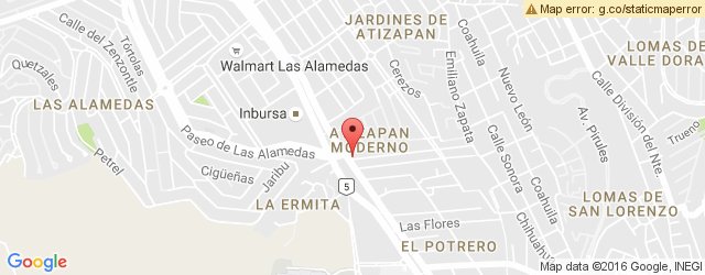 Mapa de ubicación de CARNITAS ALFONSO, ATIZAPÁN