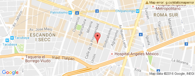 Mapa de ubicación de DELICIAS DEL MAR, ESCANDÓN