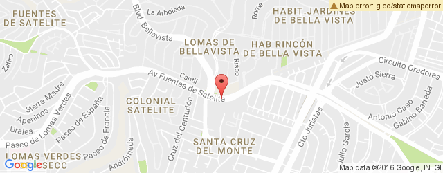Mapa de ubicación de DELICIAS DEL MAR, SATÉLITE