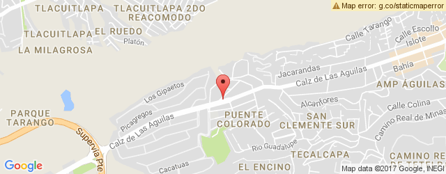 Mapa de ubicación de PAPA JOHN'S, LOMAS DE LAS ÁGUILAS