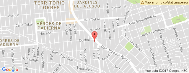 Mapa de ubicación de PAPA JOHN'S, AJUSCO