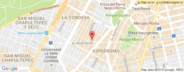 Mapa de ubicación de LA BUENA TIERRA, CONDESA