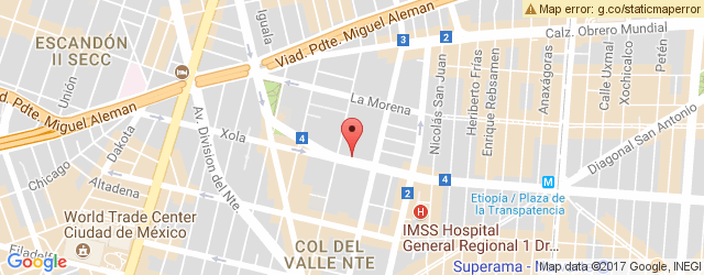 Mapa de ubicación de PIZZA HUT, XOLA