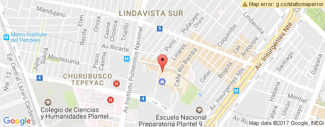 Mapa de ubicación de NUTRISA, PARQUE LINDAVISTA
