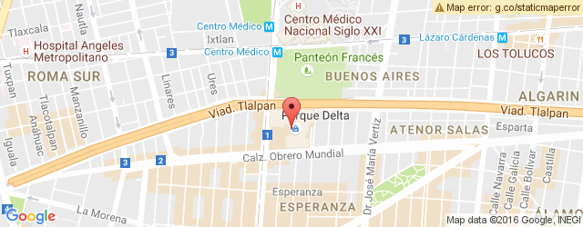 Mapa de ubicación de NUTRISA, PARQUE DELTA