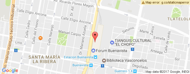 Mapa de ubicación de COFFEESHOP COMPANY, BUENAVISTA