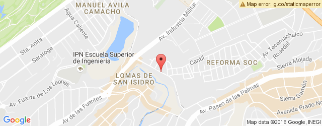 Mapa de ubicación de PANE EN VÍA, TECAMACHALCO