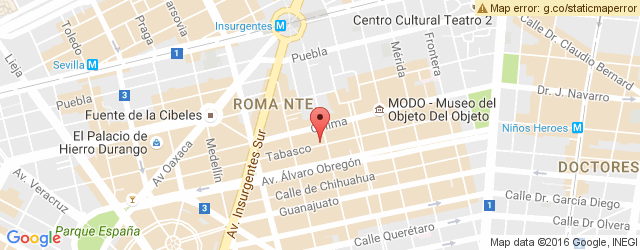 Mapa de ubicación de EL GLOBO, ROMA