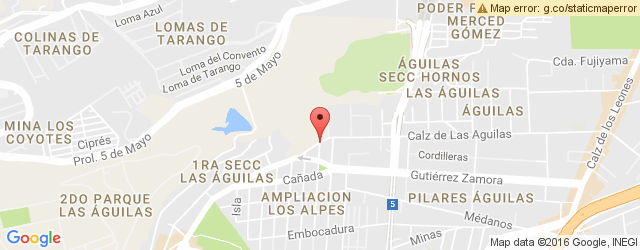Mapa de ubicación de TORTAS LOCAS HIPOCAMPO, LAS ÁGUILAS