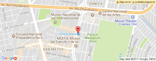 Mapa de ubicación de LA ESPERANZA, COUNTRY CLUB