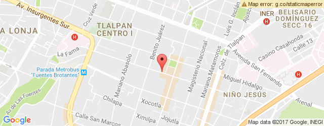 Mapa de ubicación de BARRA ALIPÚS