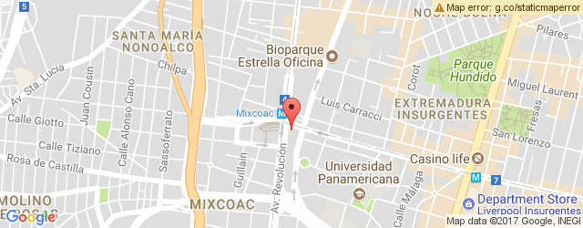Mapa de ubicación de KFC, EXTREMADURA