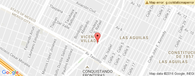 Mapa de ubicación de KFC, CARMELO PÉREZ