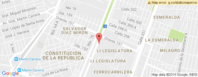 Mapa de ubicación de BURGER KING, EDUARDO MOLINA