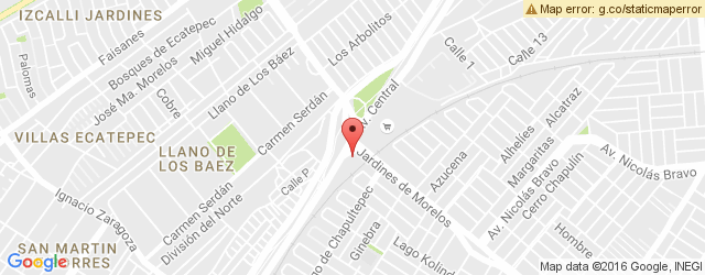 Mapa de ubicación de KFC, JARDINES DE MORELOS