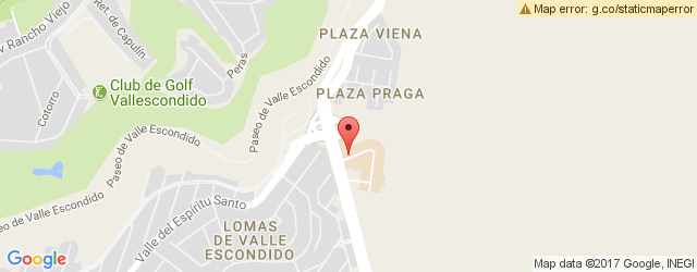 Mapa de ubicación de VIPS, ZONA ESMERALDA