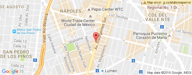 Mapa de ubicación de LA RURAL ARGENTINA