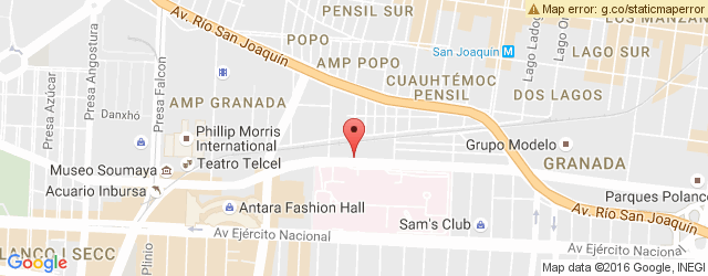 Mapa de ubicación de PANDA EXPRESS, CERVANTES