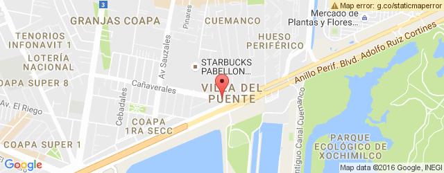 Mapa de ubicación de PANDA EXPRESS, CUEMANCO