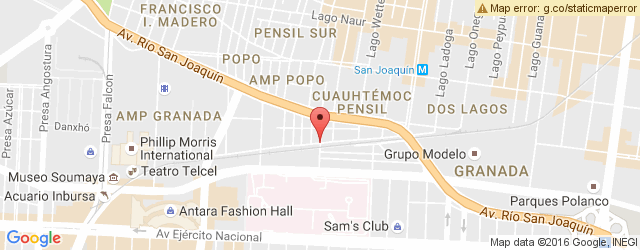 Mapa de ubicación de POLLOS RÍO, LOMAS PLAZA